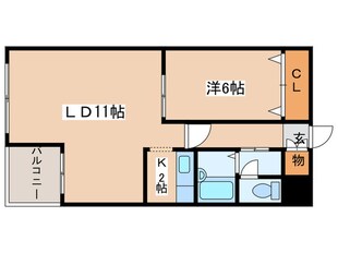 ノーザンヒルズ南６条の物件間取画像